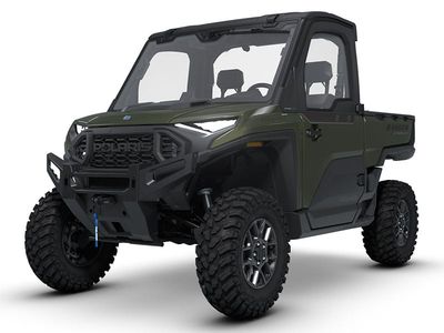 2026 Polaris Ranger XD 1500 Northstar Edition Premium in Treeline Green Metallic — front three-quarter view