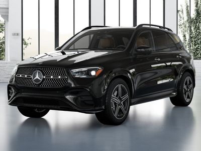 2026 Mercedes-Benz GLE 350 in Black — front three-quarter view