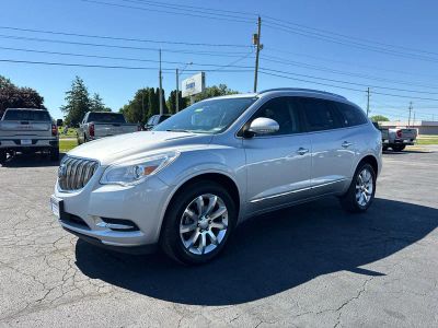 2014 Buick Enclave Premium in Quicksilver Metallic — front three-quarter view
