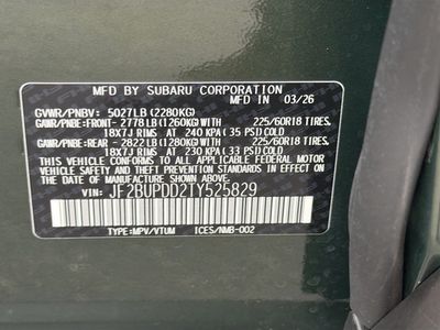 2026 Subaru Outback — photo 42 view