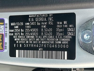 2026 Kia Sorento — photo 34 view
