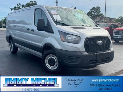 2021 Ford Transit-150 Base in Ingot Silver — front three-quarter view