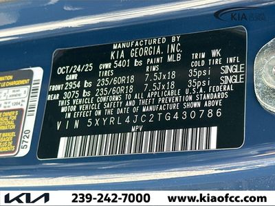 2026 Kia Sorento — photo 39 view