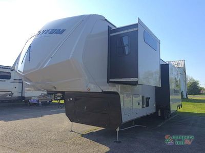 2026 Grand Design Momentum — rear three-quarter view