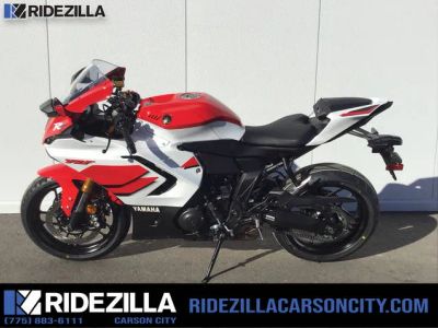 2026 Yamaha YZF-R7 70th Anniversary Edition — front three-quarter view