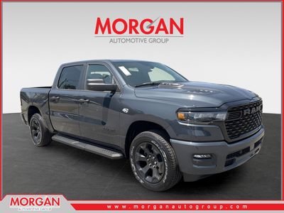 2026 Ram 1500 Express in Blue — front three-quarter view