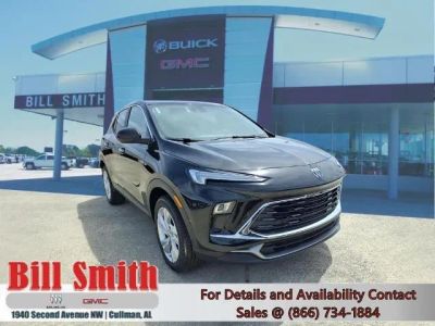 2026 Buick Encore GX Preferred in Ebony Twilight Metallic — front three-quarter view
