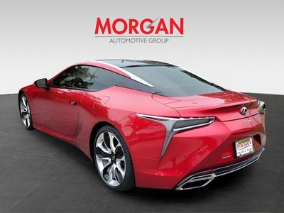 2018 Lexus LC — rear three-quarter view