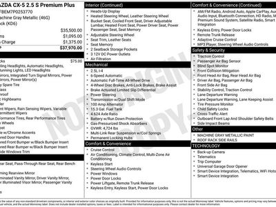 2023 Mazda CX-5 2.5 S Premium Plus Package — interior view