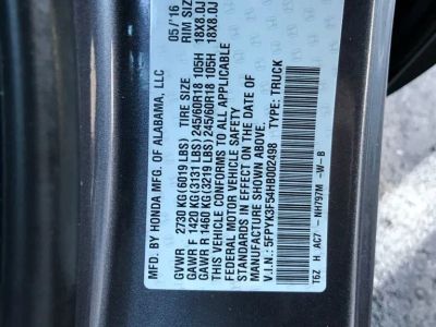 2017 Honda Ridgeline RTL 4x4 Crew Cab 5.3' Bed - Photo 18