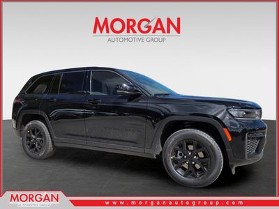 2026 Jeep Grand Cherokee Laredo in Black — front three-quarter view