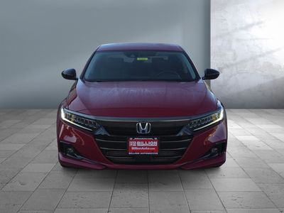 2022 Honda Accord Sedan — rear three-quarter view