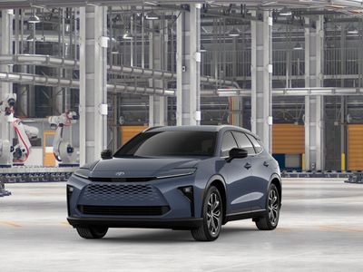 2026 Toyota Crown Signia XLE in Storm Cloud — front three-quarter view