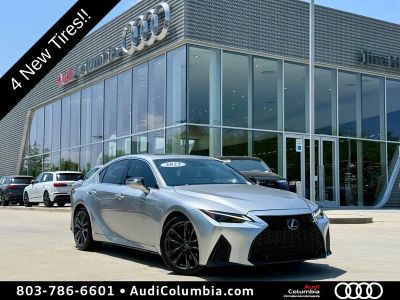 2023 Lexus IS 350 F SPORT in Iridium — front three-quarter view