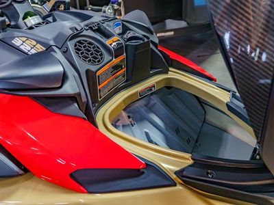 2025 Sea-Doo RXP-X 325 Tech, BRP Premium A, iBR Metallic Tan / Lava Red - Photo 5