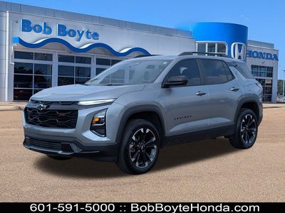 2025 Chevrolet Equinox RS in Sterling Gray Metallic — front three-quarter view