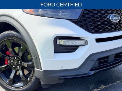 2021 Ford Explorer — rear three-quarter view