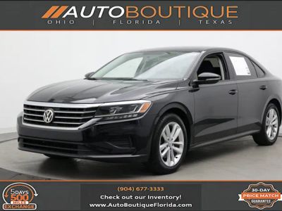 2020 Volkswagen Passat 2.0T S in Black — front three-quarter view