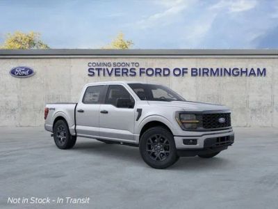 2026 Ford F-150 STX in Silver — front three-quarter view