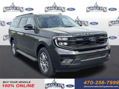 2026 Ford Expedition Max Active in Gray — front three-quarter view