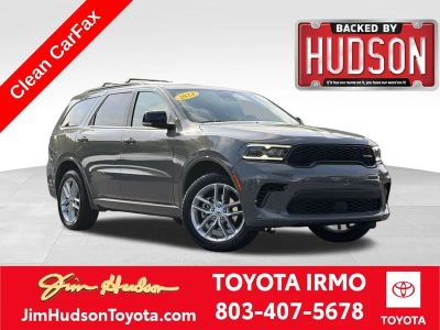 2024 Dodge Durango GT Plus in Destroyer Gray Clearcoat — front three-quarter view