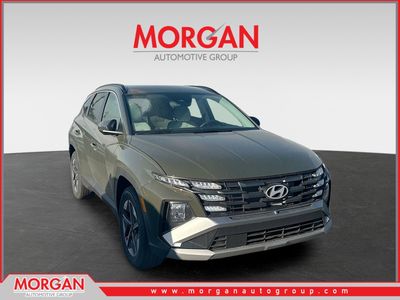 2026 Hyundai TUCSON SEL in Rockwood Green — front three-quarter view