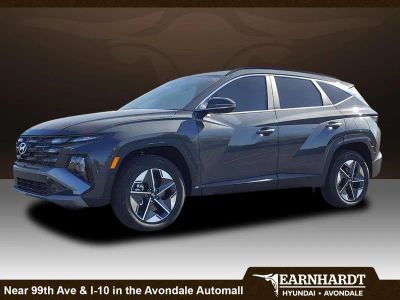 2026 Hyundai TUCSON SEL Premium in Ecotronic Gray — front three-quarter view
