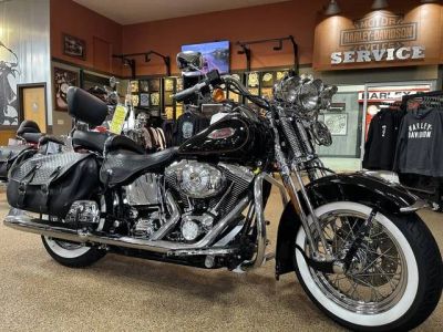 2002 Harley-Davidson® FLSTSI — front three-quarter view