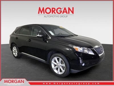 2010 Lexus RX 350 in Black — front three-quarter view