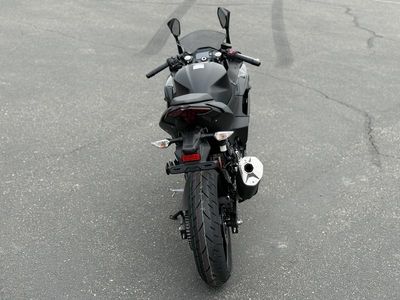 2026 Kawasaki Ninja 500 Metallic Flat Spark Black — interior view