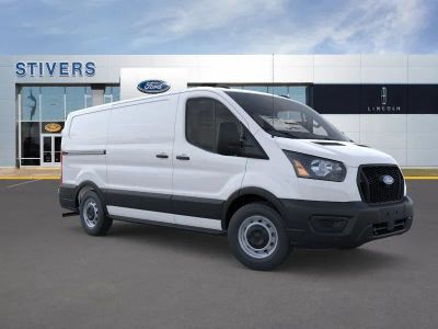 2026 Ford Transit Commercial Cargo Van in Oxford White — front three-quarter view