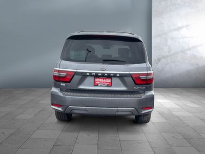 2021 Nissan Armada — rear three-quarter view