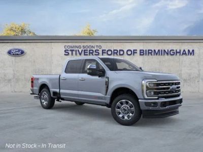 2026 Ford F-250SD Lariat in Gray — front three-quarter view