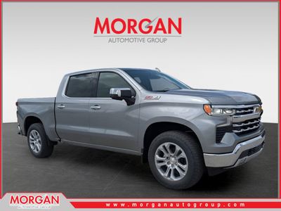 2026 Chevrolet Silverado 1500 LTZ in Gray — front three-quarter view