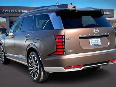 2026 Hyundai Palisade Hybrid — rear three-quarter view