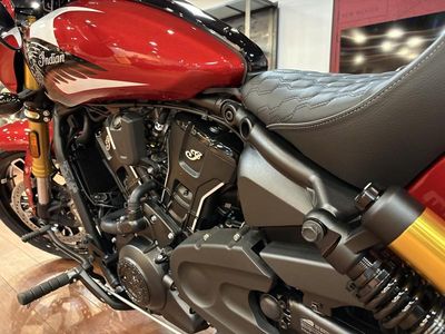 2025 Indian Motorcycle 101 Scout Sunset Red Metallic with Graphics - Photo 11