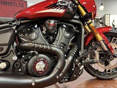 2025 Indian Motorcycle 101 Scout Sunset Red Metallic with Graphics - Photo 15