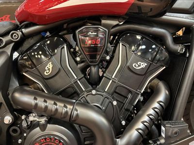 2025 Indian Motorcycle 101 Scout Sunset Red Metallic with Graphics - Photo 14