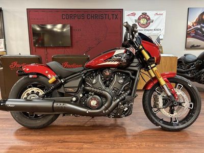 2025 Indian Motorcycle 101 Scout Sunset Red Metallic with Graphics - Photo 6