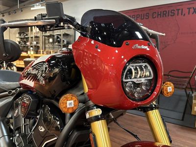 2025 Indian Motorcycle 101 Scout Sunset Red Metallic with Graphics - Photo 9