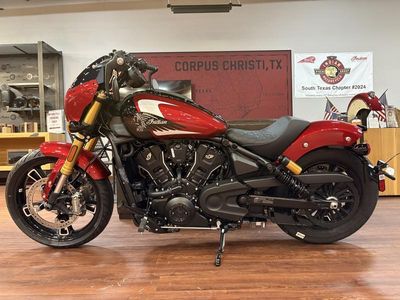2025 Indian Motorcycle 101 Scout Sunset Red Metallic with Graphics - Photo 7