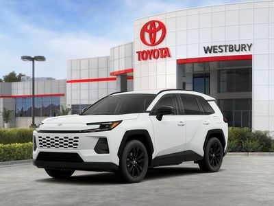 2026 Toyota RAV4 XLE Premium in Ice Cap — front three-quarter view