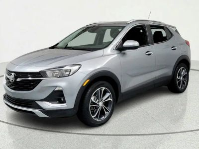 2023 Buick Encore GX Select in Moonstone Gray Metallic — front three-quarter view