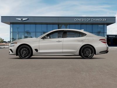 2026 Genesis G70 — rear three-quarter view