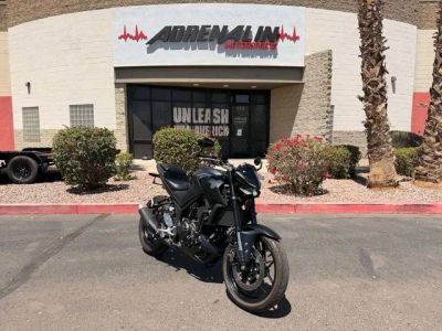 2023 Yamaha MT-03 — front three-quarter view