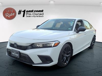 2022 Honda Civic — front three-quarter view