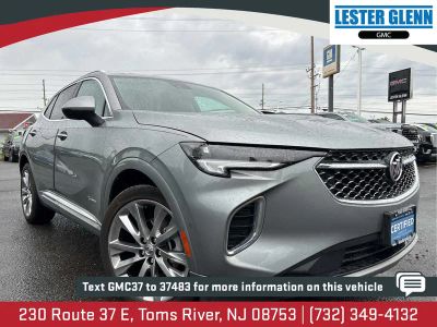 2023 Buick Envision Avenir in Moonstone Gray Metallic — front three-quarter view