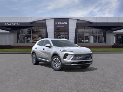 2026 Buick Envision Preferred in Moonstone Gray Metallic — front three-quarter view