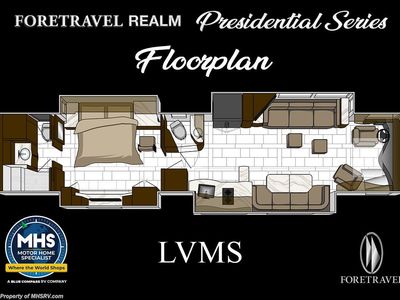 2025 Foretravel Realm Presidential Luxury Villa Master Suite (LVMS) Bath & 1/2 - Photo 9