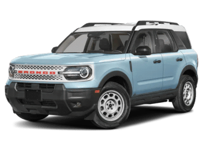 2026 Ford Bronco Sport Heritage in Blue — front three-quarter view